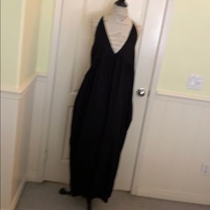 Lacausa black maxi dress - size Large